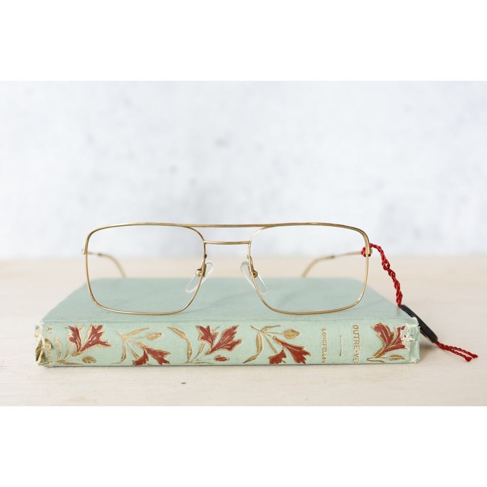 Vintage Aviator Eyeglass Frames 1970s made France Classic Pilot Eyewear